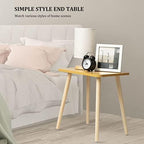 FORAOFUR Short Side Table for Living Room, Mini End Table for Small Spacex2 - Image 5