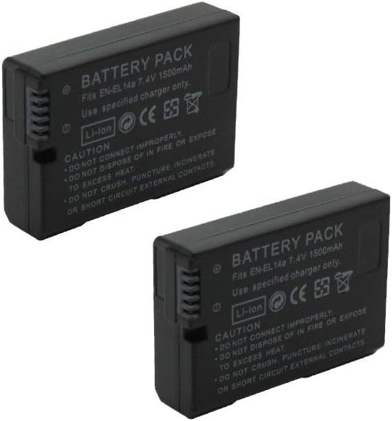 EN-EL14 Camera Battery Multifunctional Charger Set Compatible - Image 5