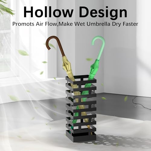 Invech Umbrella Holder for Indoor Entryway, 16.2 Inch Metal Umbrella Rack - Image 2
