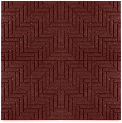 Playsafer Herringbone Rubber Interlocking Tiles | 16 X 16 | Easy Install - Image 2