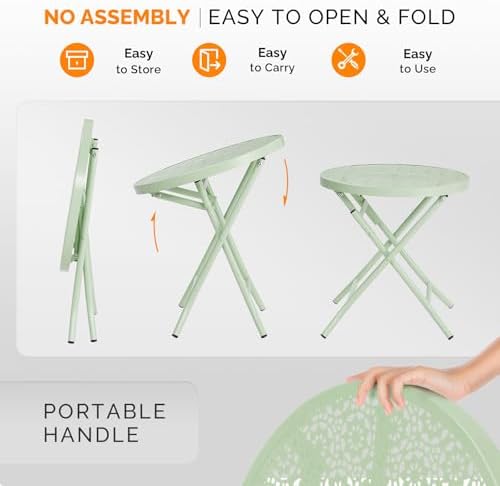 VINGLI Outdoor Folding Side Table - Image 6