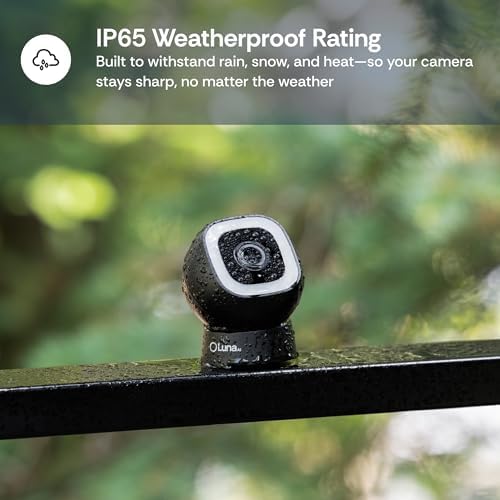 Luna Indoor/Outdoor Camera, Wired and 2K Window Camera, 2.4GHz WiFi6 Cameras - Image 6