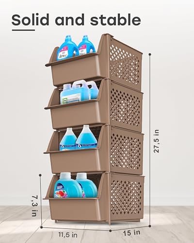 Skywin Stackable Storage Bins Open Front - Image 2