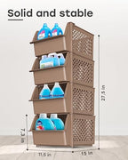 Skywin Stackable Storage Bins Open Front - Image 2