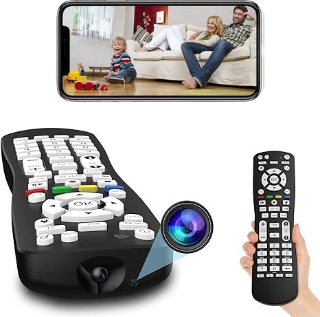 HD 1080P Hidden Camera TV Remote Spy Camera 2 in 1 Use WiFi Cameras by Unknown