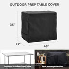 Outdoor Prep Table Cover for Outdoor Stainless Steel Table - Image 2
