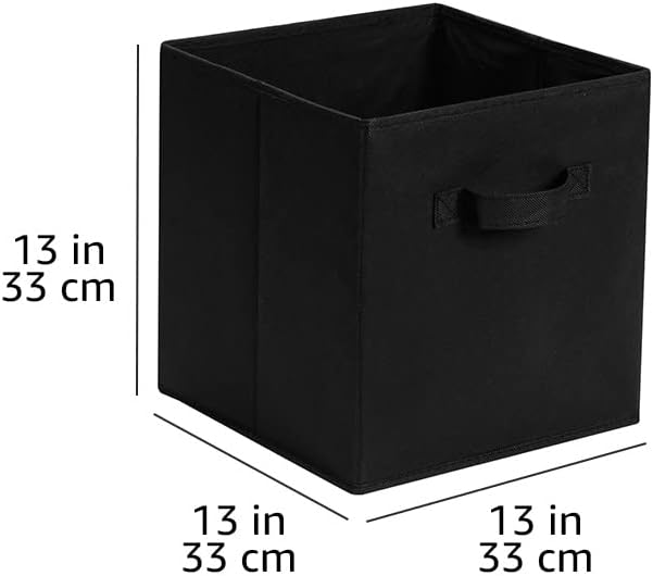 Amazon Basics Collapsible Fabric Storage Cube Bins Organizer - Image 4