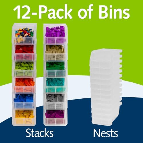 ReadySpace Small Stackable Plastic Storage Bins - Image 3
