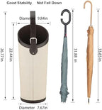Artificial Leather Umbrella Holder Rack Hallyway Cane Stand - Image 3