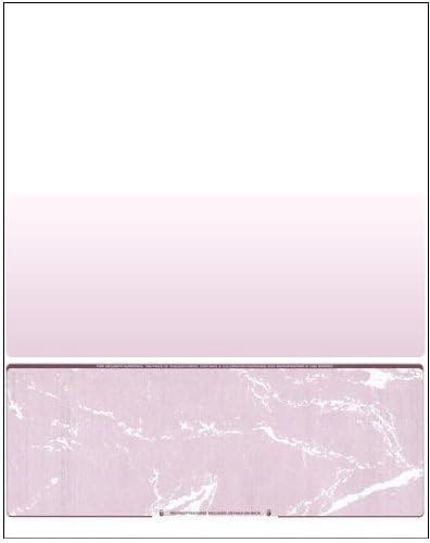 Compuchecks 2500 Blank Check On Bottom Stock Paper Compatible with QuickBooks and Versa Check (Burgundy Marble) Print Easy Your Secure Computer Laser Checks for Business Payroll Or Personal Use