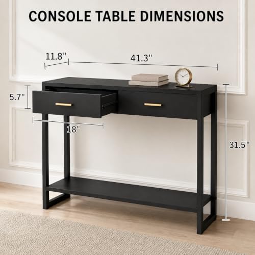 41.3" Modern Entryway Console Table - Image 2
