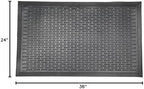 Ottomanson Waterproof Rubber Outdoor Doormat – Heavy-Duty Non-Slip Rubber Floor - Image 2