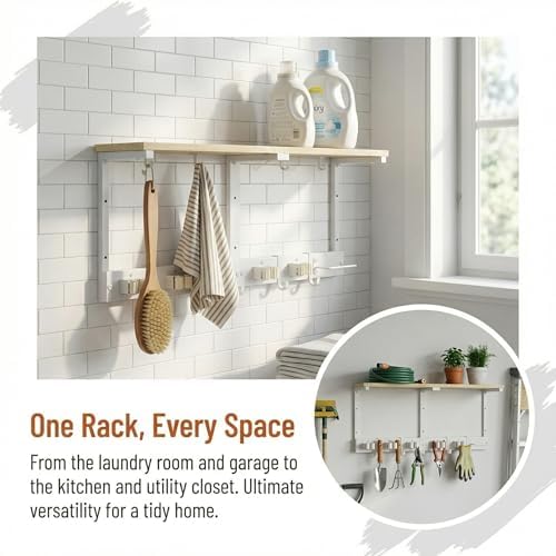 Upgraded Broom Holder Wall Mount - Image 4