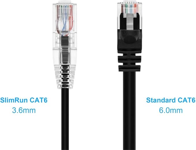 Monoprice Cat6 14ft Black Component Level Patch Cable UTP 28AWG 550MHz Pure - Image 2