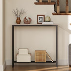 YATINEY Narrow Console Table, 2-Tier Small Sofa Table, 29.5" Thin Entryway - Image 7