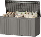 Devoko 100 Gallon Outdoor Storage Box, Waterproof Deck Box Lockable by DEVOKO