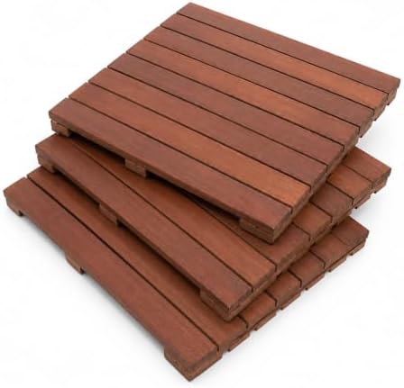 Maximo Ipe Hardwood Deck Tiles – Premium Interlocking Outdoor Flooring by Unknown