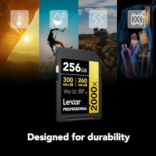 Lexar 256GB Professional 2000x SD Card, Full HD, - Image 4