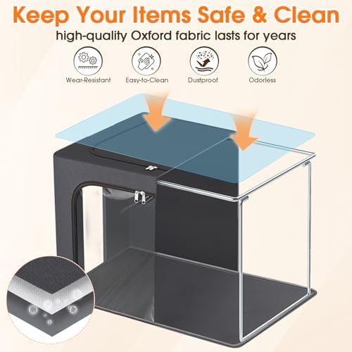 3 Pack Clothes Storage Bins - Image 5