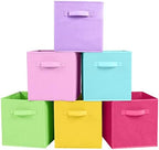 ShellKingdom Storage Bins, Foldable Fabric Storage Cubes And Cloth Storage by ShellKingdom