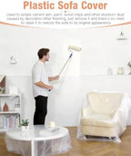 Magicheap Extra Thick 4mil Plastic Chair Cover - Image 3