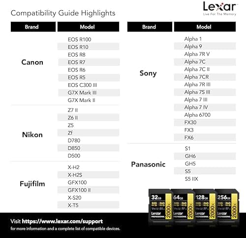 Lexar 64GB Professional 2000x SD Card, Full HD, - Image 6
