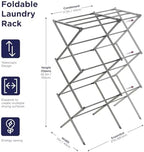BLACK+DECKER 3 Tier Expandable Collapsing Foldable Laundry Rack - Image 2