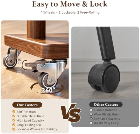 Taitiy Coat Rack Freestanding Solid Wood Clothes Rack - Image 5