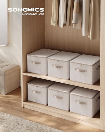 SONGMICS Set of 3 Storage Bins - Image 2