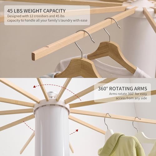 4 Legs Clothes Drying Rack, Foldable Laundry Rack - Image 4