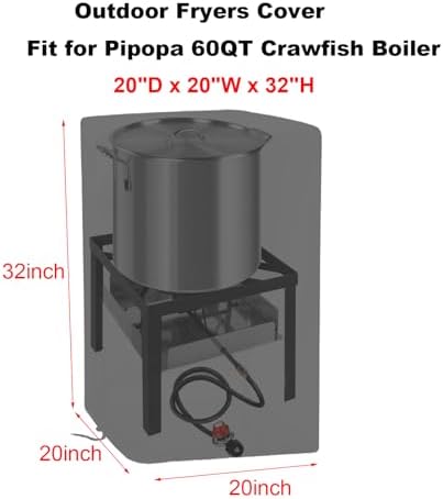 Outdoor Fryers Cover for Pipopa 60QT Crawfish Boiler - Image 2