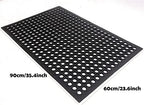 Uniboho Door Mat Outside Entrance Rubber Floor Mat 35x24 Anti Slip - Image 2