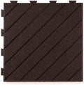 Playsafer Slatted Rubber Interlocking Tile by Playsafer