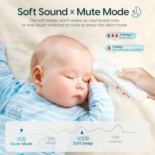 Thermometer for Adults and Kids, Fast Accurate Baby Thermometer, Fever Alarm & - Image 4