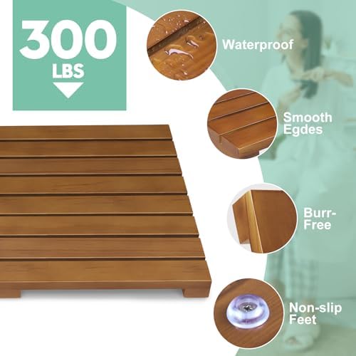 Teak Shower Mat - Image 3
