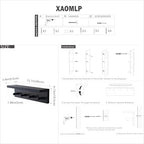 Entrance Coat Rack ，Coat Hooks, Wall-Mounted Wooden Hook Rack, Wall-Mounted - Image 4