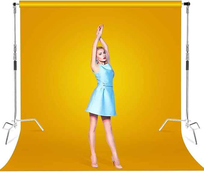 Pro 10 ft Aluminum Alloy Telescopic Crossbar, 3 Section Background Support - Image 7