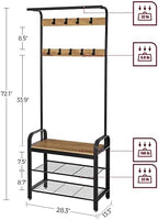 VASAGLE Coat Rack, Hall Tree - Image 5