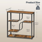 HOOBRO 29.5" Console Table, 5-Tier Narrow Entryway Table, Sofa Table - Image 3