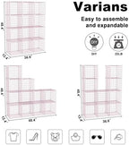 C&AHOME Wire Cube Storage, 12 - Image 3