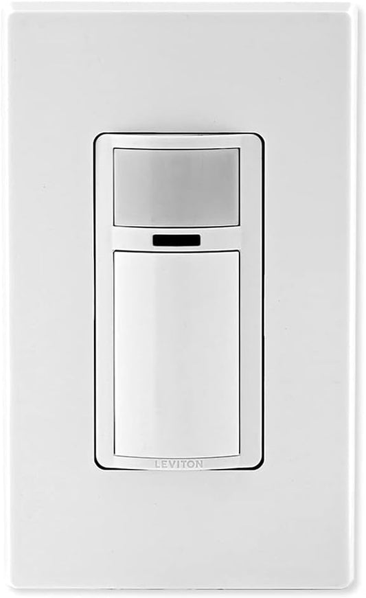 Leviton Decora Vacancy Motion Sensor In-Wall Switch, Single Pole by Leviton