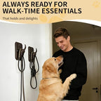2 Pack Rustic Cast Iron Dog Leash Holder Wall Hook, Heavy Duty Wall Mount Hook - Image 3