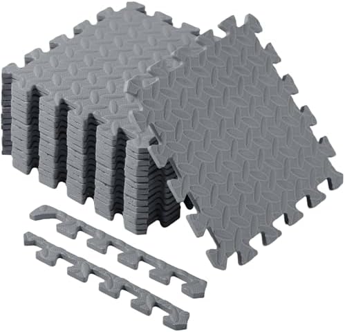 Shihanee 16 Foam Floor Interlocking Tiles, 11.8 x 11.8 Inch by Shihanee