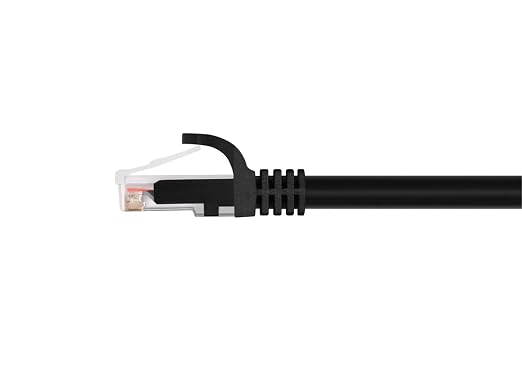Monoprice Cat6 5ft Black Patch Cable UTP 24AWG 550MHz Pure Bare Copper Snagless - Image 2