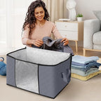 Fab totes 6 Pack Storage Bags for Clothes Blanket Storage Bins - Image 3