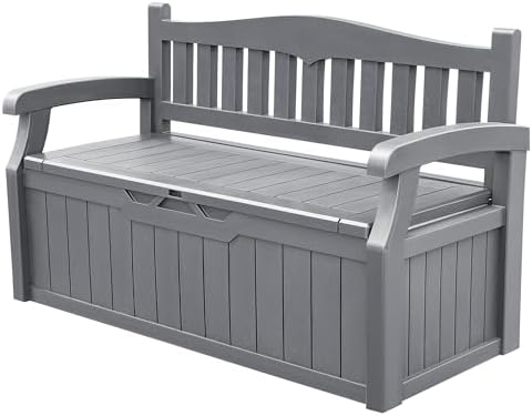 Devoko 80 Gallon Storage Bench Deck Box Waterproof&Lockable by DEVOKO
