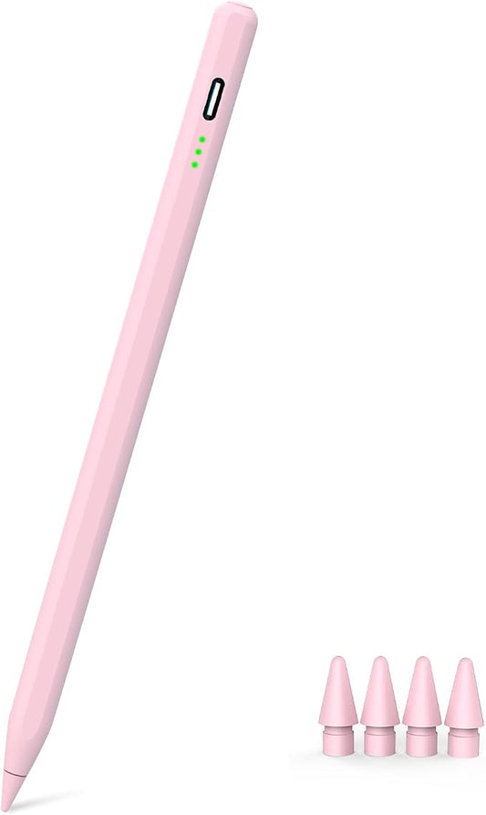Pink Pen for iPad – Fast Charging, Palm Rejection and Tilt Sensitivity by MystiLuck
