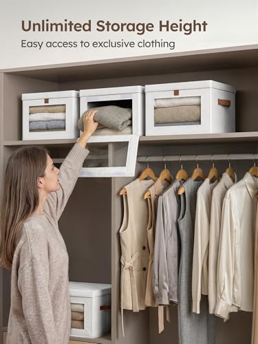 Homsorout Medium Fabric Storage Bins - Image 3