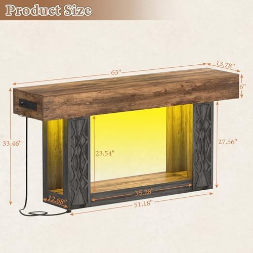 Unikito 63" Entryway Table - Image 2