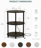 Small Round Side Table - Image 2